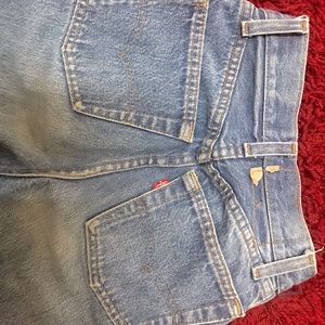 High waisted vintage Levi’s with worn label